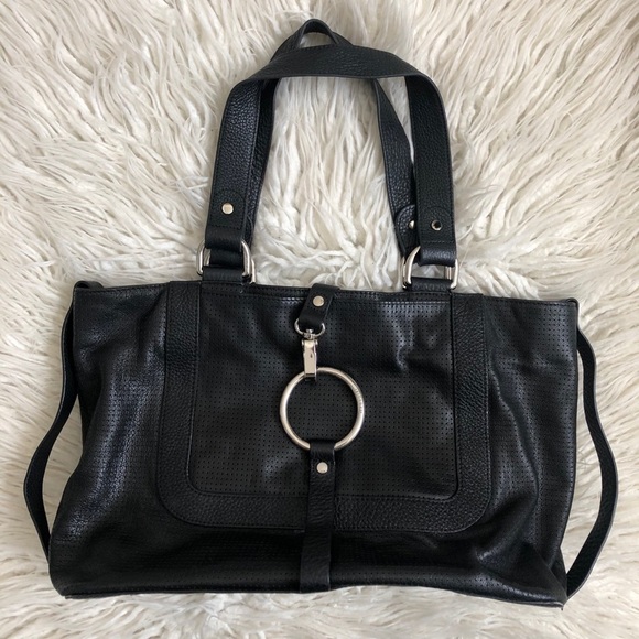 Sequoia Paris Yearling Perforated Leather Bag - Picture 1 of 11